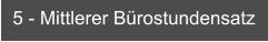 5 - Mittlerer Bürostundensatz